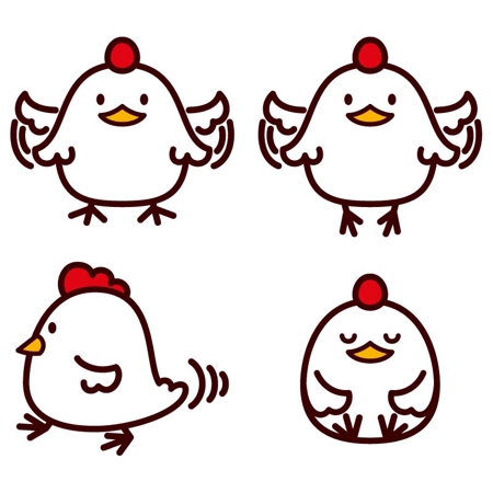 sepialove (sepialove)さんの鶏と風見鶏の使いやすいスタンプ作成への提案