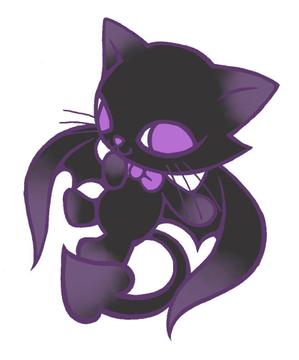 RLYØ【キャラデザ・イラスト制作等】 (ryo_connectal)さんの小悪魔+ねこの食器用イラストへの提案