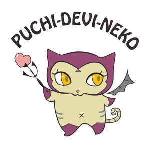 ノリゾー画帳 (kaiko_ro_ku)さんの小悪魔+ねこの食器用イラストへの提案