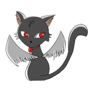 powll07 ()さんの小悪魔+ねこの食器用イラストへの提案