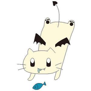 eco_chocoさんの小悪魔+ねこの食器用イラストへの提案