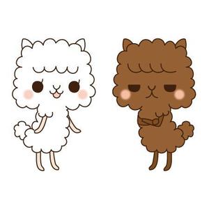 cherry-song (cherry-song)さんの女性向けサイトの動物キャラクター作成（アルパカ）への提案