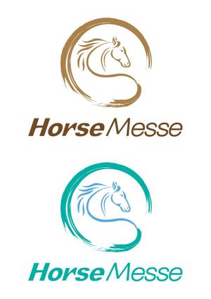 miruchan (miruchan)さんの乗馬関連の展示会「Horse Messe」のロゴへの提案