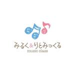 noema design lab (noema)さんのこどもが笑顔になるピアノとリトミック教室　「みるく＆りとみっくる」　ロゴへの提案
