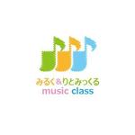 haruru (haruru2015)さんのこどもが笑顔になるピアノとリトミック教室　「みるく＆りとみっくる」　ロゴへの提案