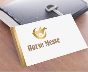 IandO (zen634)さんの乗馬関連の展示会「Horse Messe」のロゴへの提案