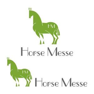 bimartsさんの乗馬関連の展示会「Horse Messe」のロゴへの提案