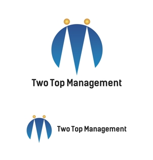 YASUSHI TORII (toriiyasushi)さんのツートップマネジメント・Two Top Management・TTM　ロゴマーク　ロゴタイプ　イラストロゴへの提案