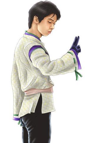 kiri (beet)さんの羽生結弦選手のイラスト１点、浅田真央選手のイラスト１点への提案