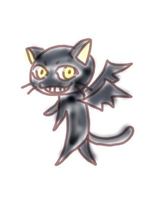 LINNE＋ (RENNCO)さんの小悪魔+ねこの食器用イラストへの提案