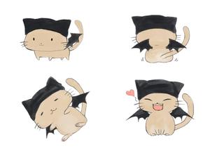 岬 ()さんの小悪魔+ねこの食器用イラストへの提案