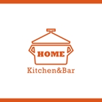 カタチデザイン (katachidesign)さんのKitchen&Bar HOMEのロゴ作成への提案