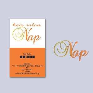 みどりや･デザイン (midoriyajp)さんの美容室 NAP（ナップ） のロゴ作成への提案