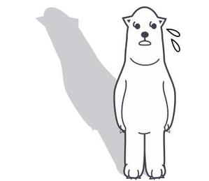 takuya@ (marinakouta)さんのアウトドアブランド「NORDISK」ロゴのシロクマLINEスタンプへの提案