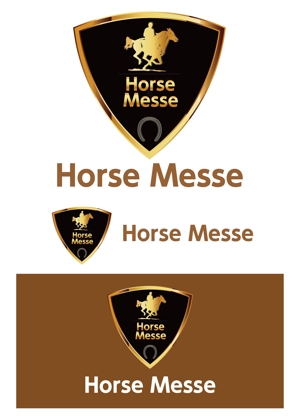 shima67 (shima67)さんの乗馬関連の展示会「Horse Messe」のロゴへの提案