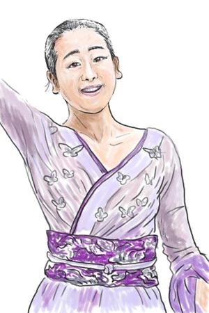工房あたり (atari777)さんの羽生結弦選手のイラスト１点、浅田真央選手のイラスト１点への提案