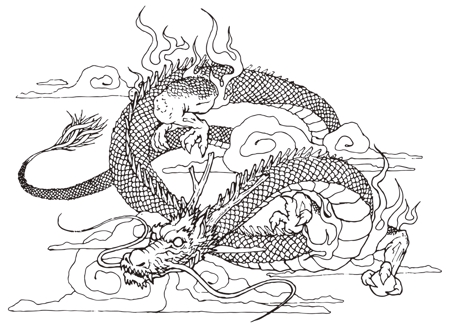 和風の龍と虎のイラスト 仏様のイラストの仕事 依頼 料金