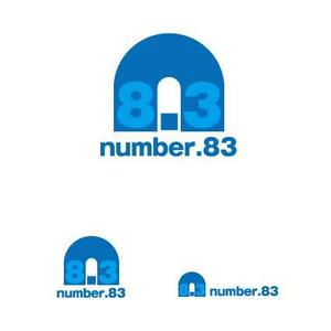 kora３ (kora3)さんの内装デザイン会社「number.83」ロゴマークへの提案