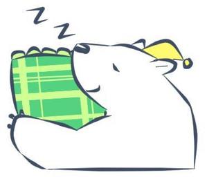 しろく (siroku)さんのアウトドアブランド「NORDISK」ロゴのシロクマLINEスタンプへの提案