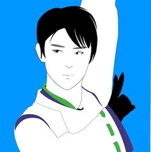 ニシタカ (nishi358)さんの羽生結弦選手のイラスト１点、浅田真央選手のイラスト１点への提案