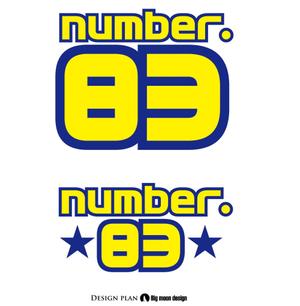 Big moon design (big-moon)さんの内装デザイン会社「number.83」ロゴマークへの提案