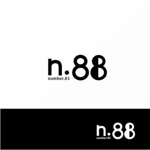 Jelly (Jelly)さんの内装デザイン会社「number.83」ロゴマークへの提案