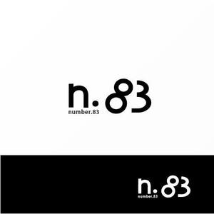Jelly (Jelly)さんの内装デザイン会社「number.83」ロゴマークへの提案