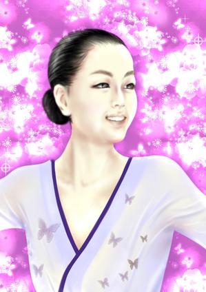 水無月　弍録 (niroku_minaduki)さんの羽生結弦選手のイラスト１点、浅田真央選手のイラスト１点への提案