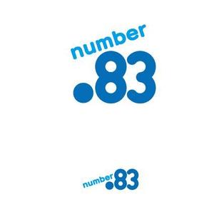 kora３ (kora3)さんの内装デザイン会社「number.83」ロゴマークへの提案