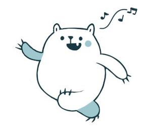 たいが ()さんのアウトドアブランド「NORDISK」ロゴのシロクマLINEスタンプへの提案
