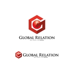 アトリエジアノ (ziano)さんの人の繋がりを大切にする会社「グローバルリレーション株式会社」のロゴへの提案