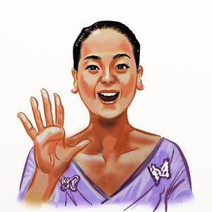 kropsworkshop (krops)さんの羽生結弦選手のイラスト１点、浅田真央選手のイラスト１点への提案