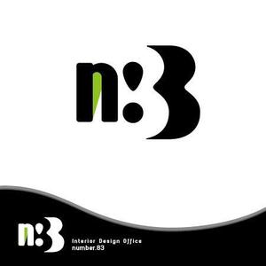 Tiz-TFA (Tiz-TFA)さんの内装デザイン会社「number.83」ロゴマークへの提案