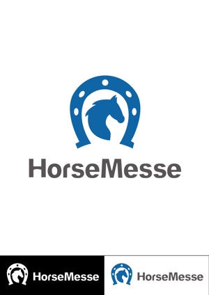 miruchan (miruchan)さんの乗馬関連の展示会「Horse Messe」のロゴへの提案