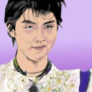 TETUOKARUBE (user-TETUO)さんの羽生結弦選手のイラスト１点、浅田真央選手のイラスト１点への提案