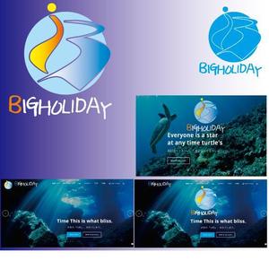 sam-design (sam888)さんの宮古島のダイビングショップ「BIGHOLIDAY」のロゴへの提案