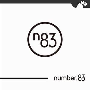 やめます。 ()さんの内装デザイン会社「number.83」ロゴマークへの提案