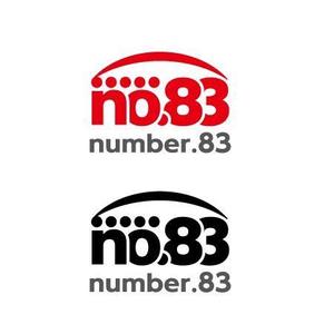 katu_design (katu_design)さんの内装デザイン会社「number.83」ロゴマークへの提案