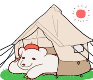： ()さんのアウトドアブランド「NORDISK」ロゴのシロクマLINEスタンプへの提案