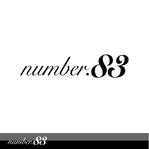 ゼロワン (zeroone)さんの内装デザイン会社「number.83」ロゴマークへの提案