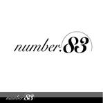 ゼロワン (zeroone)さんの内装デザイン会社「number.83」ロゴマークへの提案
