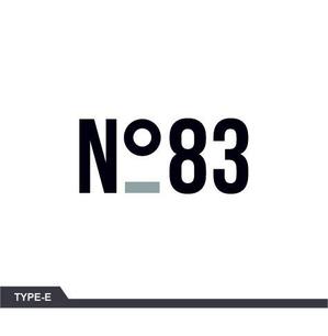 M SPACE DESIGN (m-space)さんの内装デザイン会社「number.83」ロゴマークへの提案
