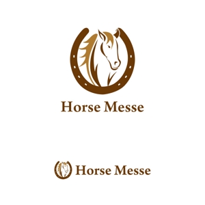 sirou (sirou)さんの乗馬関連の展示会「Horse Messe」のロゴへの提案