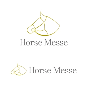 ama design summit (amateurdesignsummit)さんの乗馬関連の展示会「Horse Messe」のロゴへの提案