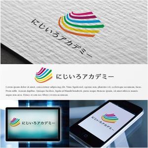 drkigawa (drkigawa)さんのウェブデザインスクール「にじいろアカデミー」ロゴ制作への提案