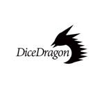 さんの【ダイス（サイコロ）専門店】のロゴ制作　ドラゴンをモチーフにしたイラストと文字の組み合わせを希望への提案