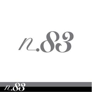 ゼロワン (zeroone)さんの内装デザイン会社「number.83」ロゴマークへの提案