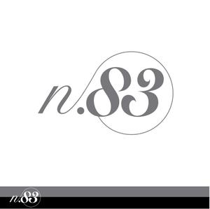 ゼロワン (zeroone)さんの内装デザイン会社「number.83」ロゴマークへの提案
