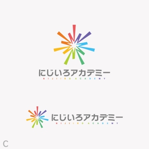 shirokuma_design (itohsyoukai)さんのウェブデザインスクール「にじいろアカデミー」ロゴ制作への提案