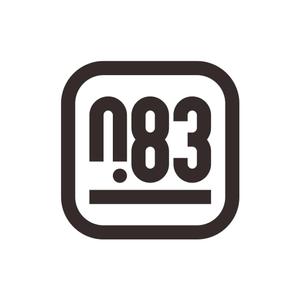 ランプ デザイン (uponism0410)さんの内装デザイン会社「number.83」ロゴマークへの提案
